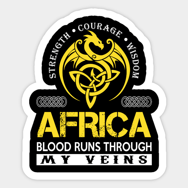 AFRICA Sticker by isaiaserwin